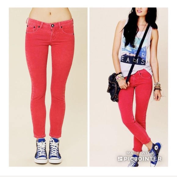 Free People Pants - 🎂Free people coral skinny cords